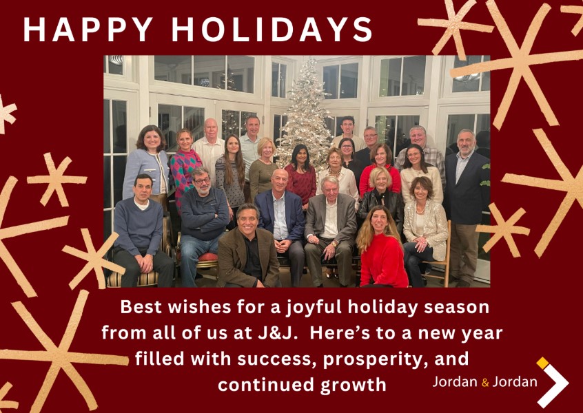 December 20, 2023:  Happy Holidays from the J&J Team